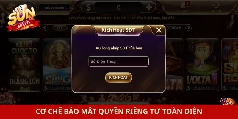 Cơ chế bảo mật quyền riêng tư toàn diện