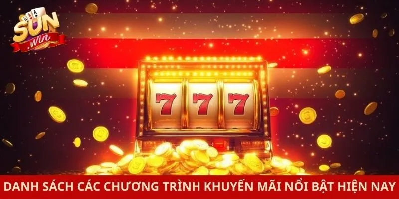 Danh sách các chương trình khuyến mãi nổi bật hiện nay