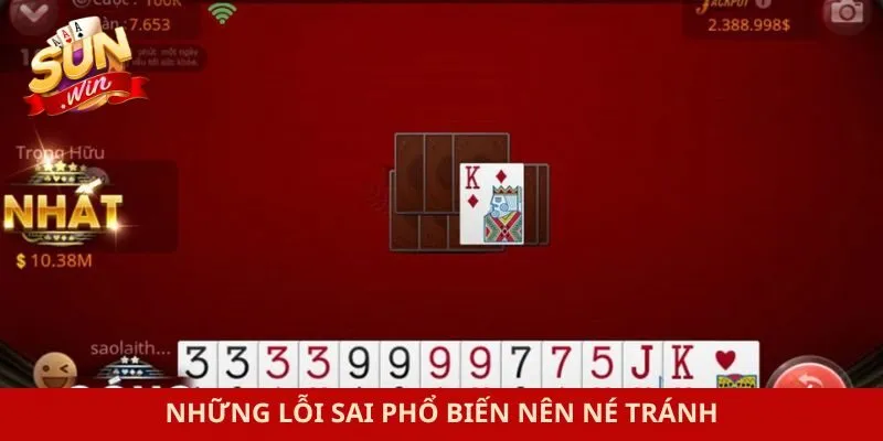 Những lỗi sai phổ biến nên né tránh