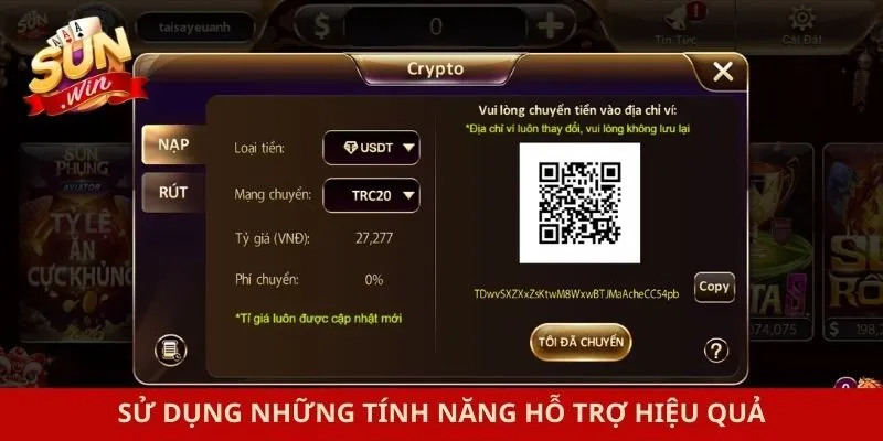 Sử dụng những tính năng hỗ trợ hiệu quả